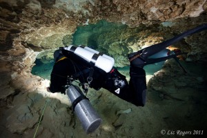 Action shots in Tank Cave